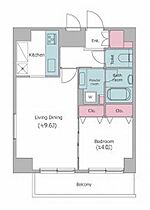 東京都文京区本郷３丁目17-6（賃貸マンション1LDK・13階・43.20㎡） その2