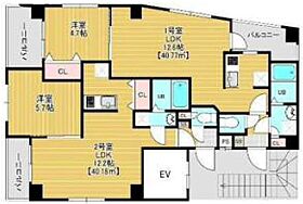 東京都台東区清川１丁目18-8（賃貸マンション1LDK・9階・40.77㎡） その2