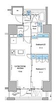 東京都大田区山王３丁目23-2（賃貸マンション2LDK・6階・44.00㎡） その2