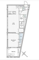 東京都新宿区若松町104-6（賃貸マンション1LDK・3階・47.91㎡） その2