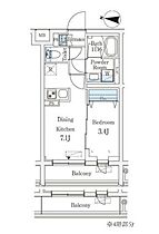 東京都品川区西大井２丁目16-14（賃貸マンション1DK・1階・27.80㎡） その2