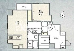 東京都千代田区三番町24-31（賃貸マンション1LDK・3階・46.39㎡） その2