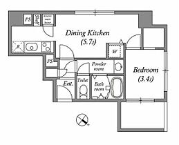 東京都港区三田３丁目3-6（賃貸マンション1DK・10階・32.04㎡） その2