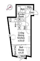 JR京浜東北・根岸線 大森駅 徒歩8分の賃貸マンション 4階1LDKの間取り