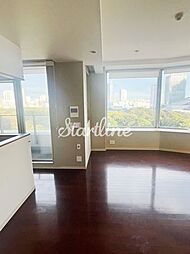 都営大江戸線 汐留駅 徒歩3分の賃貸マンション 9階ワンルームのリビング/ダイニング