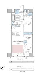 東京メトロ東西線 早稲田駅 徒歩3分の賃貸マンション 10階3LDKの間取り