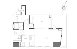 JR山手線 目黒駅 徒歩1分の賃貸マンション 4階1LDKの間取り