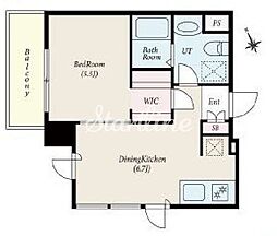 東京メトロ有楽町線 江戸川橋駅 徒歩5分の賃貸マンション 4階1DKの間取り