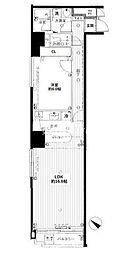 東京メトロ南北線 本駒込駅 徒歩2分の賃貸マンション 2階1LDKの間取り