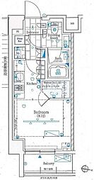 東急池上線 池上駅 徒歩6分の賃貸マンション 2階ワンルームの間取り