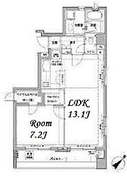都営浅草線 東日本橋駅 徒歩5分の賃貸マンション 3階1LDKの間取り