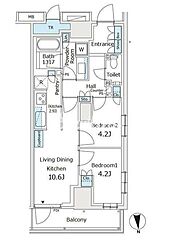物件の間取り