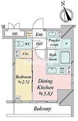 物件の間取り