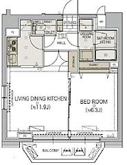 物件の間取り