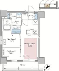 物件の間取り