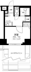 パレステュディオ六本木イースト2 1Kの間取図画像
