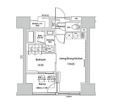 東京都中央区日本橋久松町2-12（賃貸マンション1LDK・12階・31.61㎡） その2