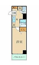 東京都港区三田５丁目13-9（賃貸マンション1K・5階・24.03㎡） その2