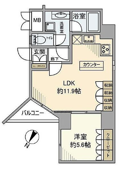 東京都中央区東日本橋３丁目(賃貸マンション1LDK・3階・40.83㎡)の写真 その2