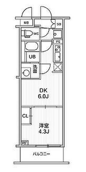 東京都墨田区東向島１丁目(賃貸マンション1DK・3階・25.96㎡)の写真 その2