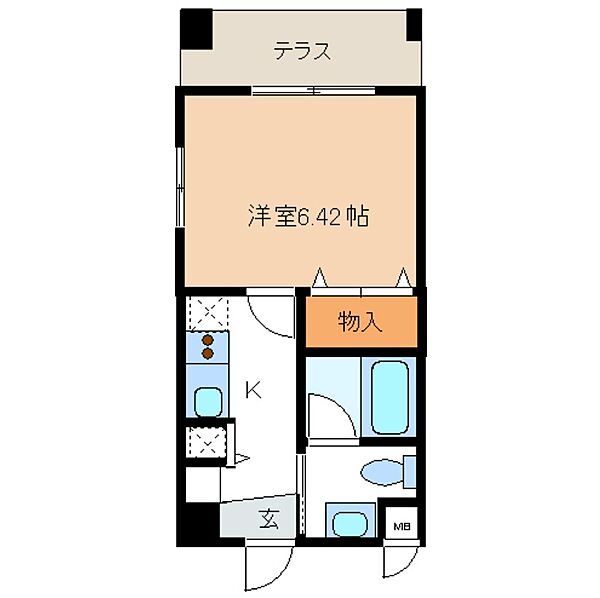 東京都中央区新川２丁目(賃貸マンション1K・2階・24.79㎡)の写真 その2