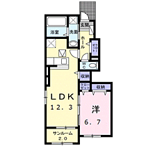 鹿児島県鹿児島市吉野町（賃貸アパート1LDK・1階・50.15㎡） その2