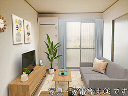 JR鹿児島本線 川内駅 徒歩37分の賃貸アパート 1階2DKのリビング/ダイニング