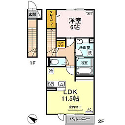 肥薩おれんじ鉄道 上川内駅 南国交通　暮橋バス停下車 徒歩19分 2階/-