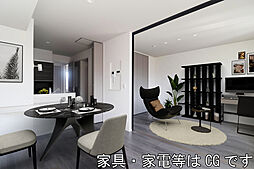 肥薩おれんじ鉄道 上川内駅 五代住宅下車 徒歩14分の賃貸アパート 2階2LDKのリビング/ダイニング