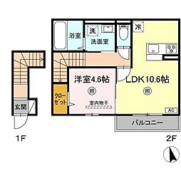 JR日豊本線 帖佐駅 徒歩6分 2階/-