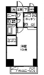 鹿児島市電2系統 天文館通駅 天文館下車 徒歩6分の賃貸マンション 4階1Kの間取り