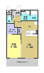 間取図画像 1LDK