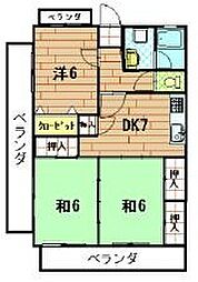 間取図画像 3DK
