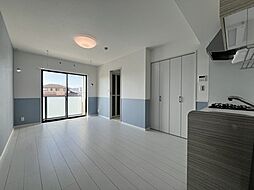 鹿児島市電1系統 脇田駅 脇田下車 徒歩10分の賃貸マンション 3階ワンルームのリビング/ダイニング