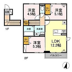 間取図画像 3LDK