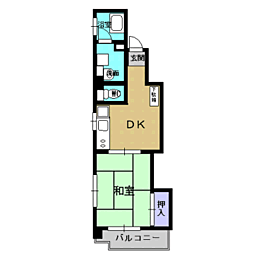 鹿児島市電2系統 市役所前駅 徒歩2分 3階/-