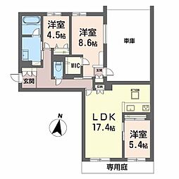 シャーメゾン春日町 3LDKの間取図画像