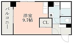 ホーマルハウト佐多 ワンルームの間取図画像