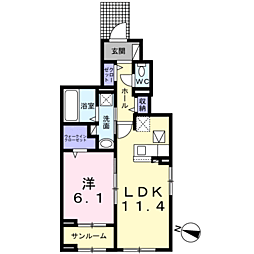 JR鹿児島本線 川内駅 徒歩7分 1階/-
