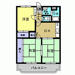 鹿児島市電2系統 鹿児島中央駅前駅 バス30分 交通局北営業所前下車 徒歩4分 1階/-