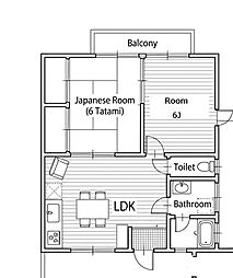 バス 前ヶ迫下車 徒歩5分 2階/-
