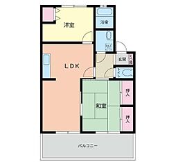 アパートメントチャルコ 3DKの間取図画像