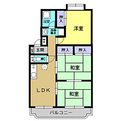 物件の間取り