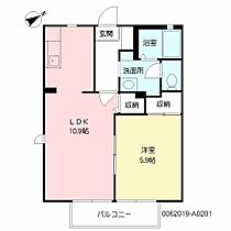 鹿児島県鹿児島市郡元１丁目（賃貸アパート1LDK・2階・38.97㎡） その2