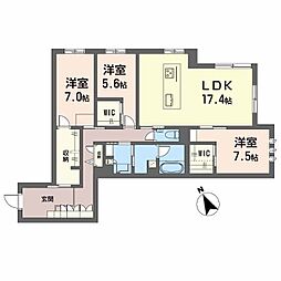 間取図画像 3LDK