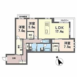 鹿児島市電1系統 荒田八幡駅 二中通駅 徒歩16分、 鹿児島下車 徒歩13分 2階/-
