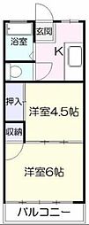間取図画像 2K