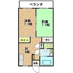 鹿児島市電2系統 中郡駅 徒歩2分 2階/-