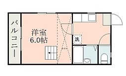 バス 山田下下車 徒歩4分 2階/-
