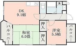 間取図画像 2DK